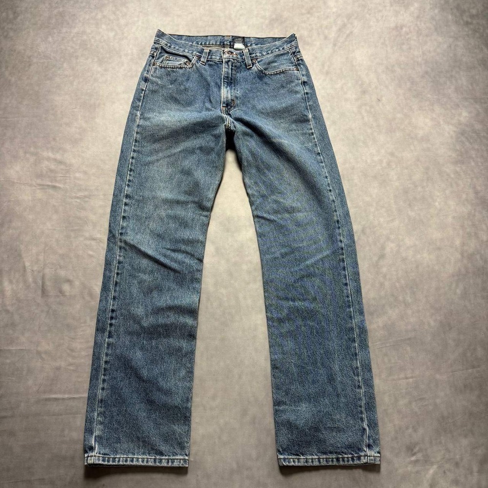 Faded Glory Mens Straight Leg Jeans Blue Denim 100% Cotton 30x31